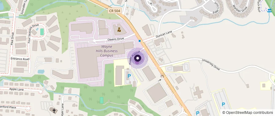 Map showing Dynamic Dental Arts at 401 Hamburg Turnpike, Suite 105, Wayne, NJ 07470
