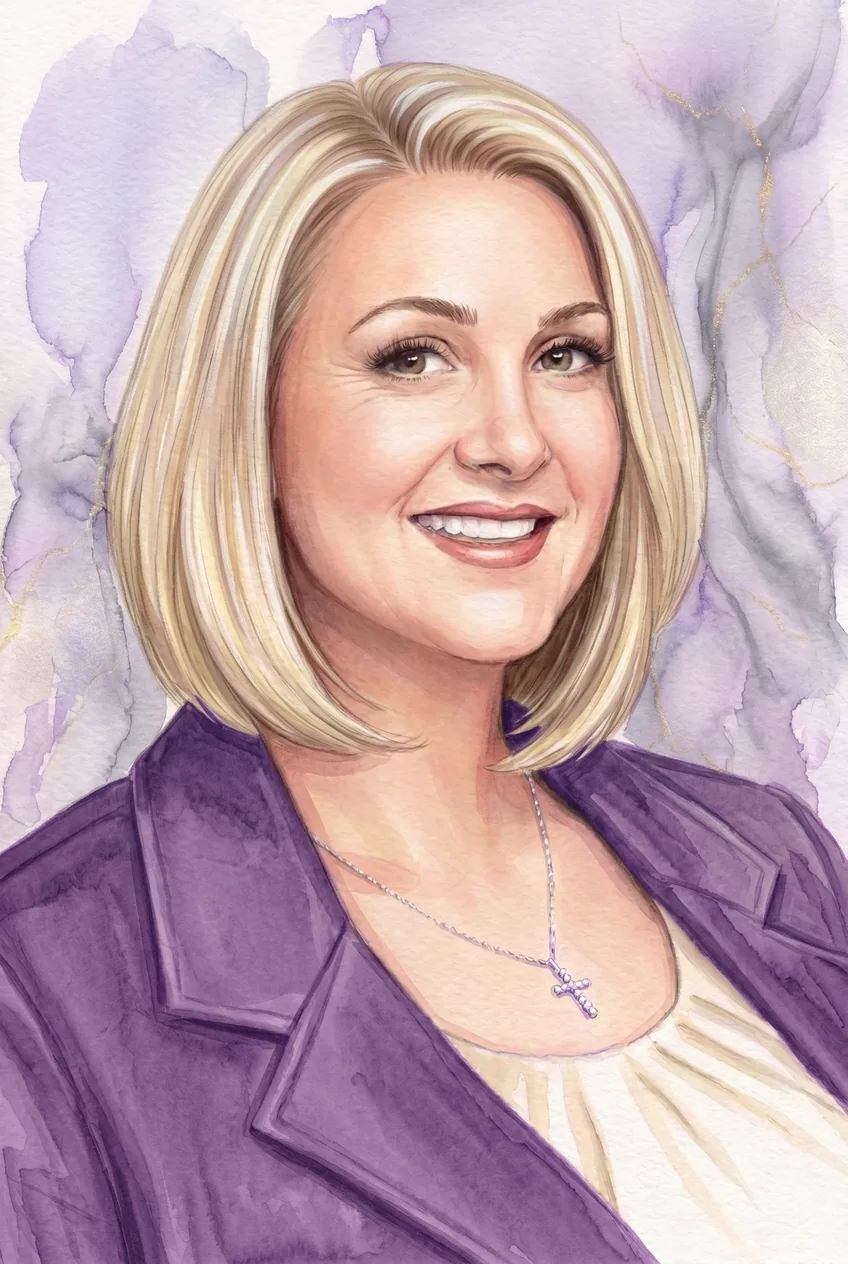 Watercolor portrait of Jean